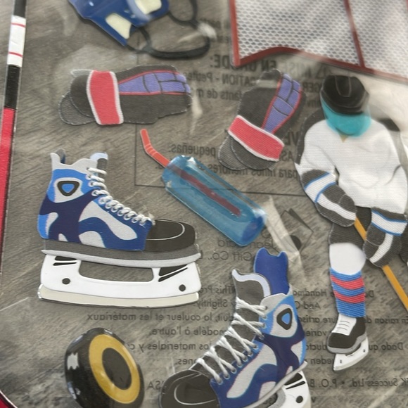 NWT 6 Hockey Themed Sticker Packages - Variety of Sizes and Styles! - Picture 11 of 17